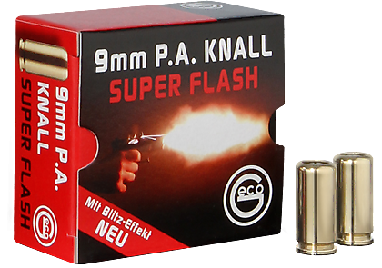Geco 9 mm KNALL SUPER FLASH Халосни патрони