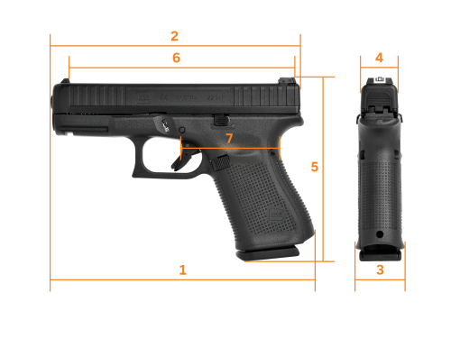 GLOCK G44 22LR  PR/M9x0.75