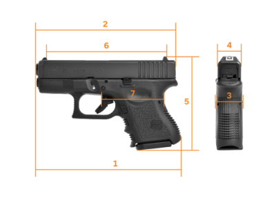 GLOCK G26 Gen.4, Subcompact cal.9x19