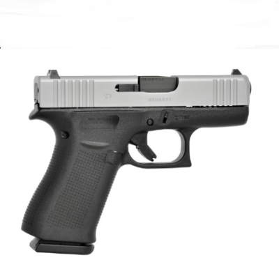 GLOCK G43Х FS Silver Slide, NS Steel, Subcompact - 9 mm Luger