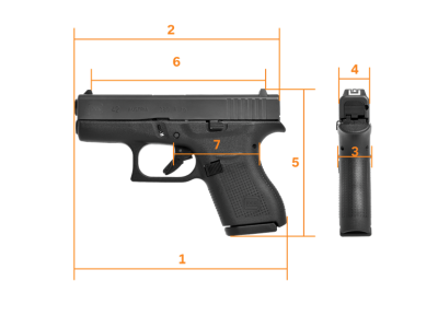 GLOCK G42 Gen 3, Subcompact - 380 Auto