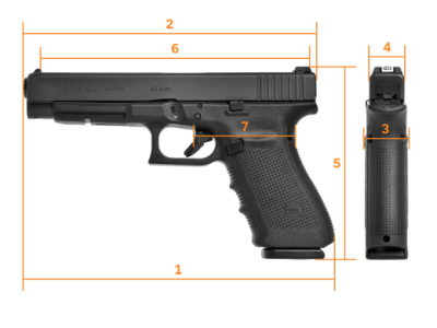 GLOCK  41 Gen4 Competition - 45 Auto