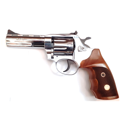 ALFA PROJ Револвер 341, 22 WMR + 22 LR, Wood Chrome, 4"
