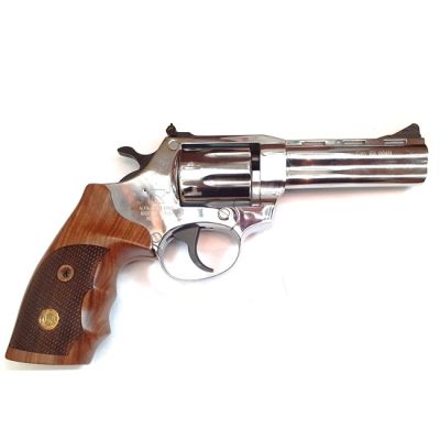 ALFA PROJ Револвер 341, 22 WMR + 22 LR, Wood Chrome, 4"