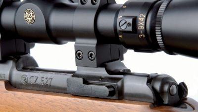 Warne STEEL RINGS 30mm CZ 527 Quick Detach High (2 p-c) | 15B1LM