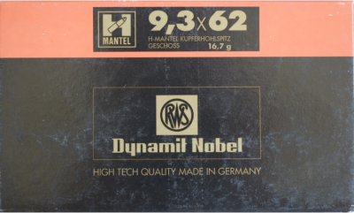 Патрони за карабина RWS кал.9.3 x 62 mm