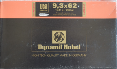 Патрони за карабина RWS кал.9.3 x 62 mm