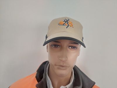 Шапка Browning, модел Team Beige Black