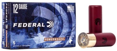 Federal Power Shok F127 00 Buck 9Pel 12/70
