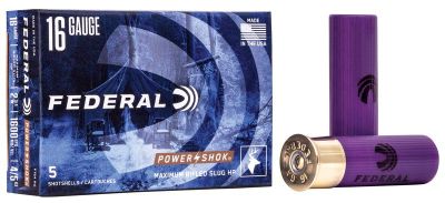 Federal Power-Shok Rifled Slug F164RS HP 22g 16/70