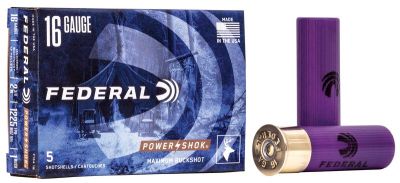Federal - Power-Shok Buckshot F1641B 2 3/4`` 1Buck 12pell/ 16/70