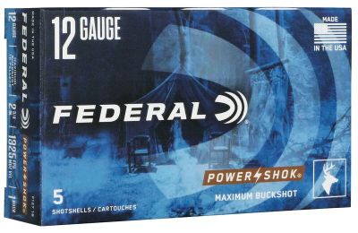 Federal Power-Shok Buckshot F127 1Buck, 12/70