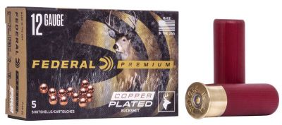 Federal Premium Buckshot 00 Buck, 12 P, 12/70