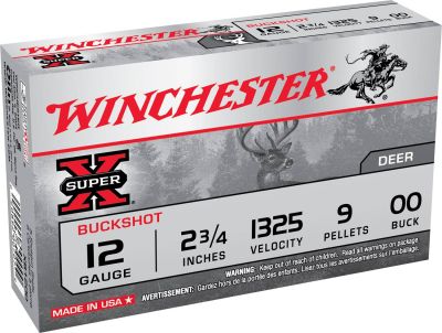 Winchester Super-X, XB12300, 15 Pellets, 00B, 12/76