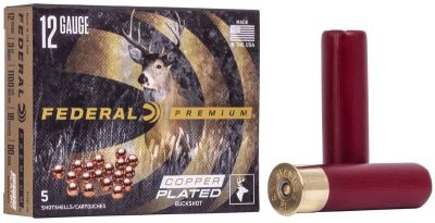 Federal Premium Buckshot P135F 00 Buck 18 Pel 12/89